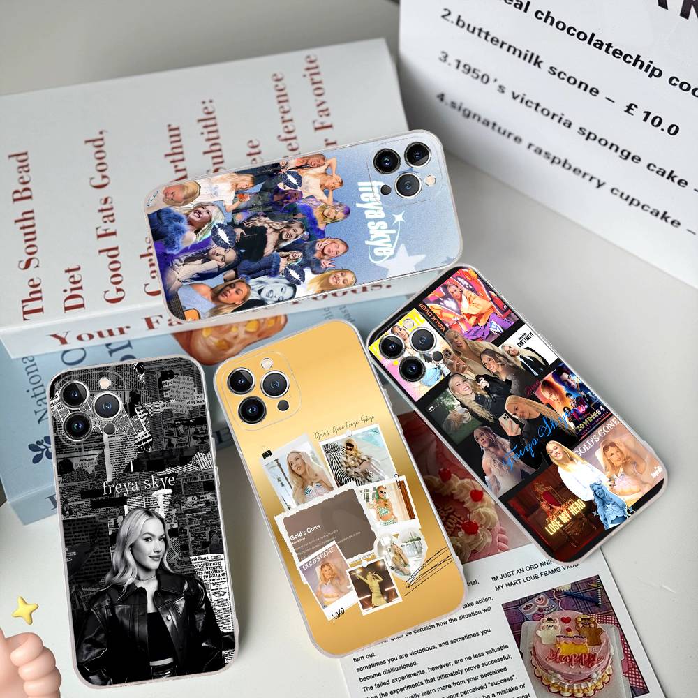 F-Freya Skye Singer Fit For IPhone 16 15 Promax Phone Case IPhone 14 11 12 High End 13 Pro Silicone