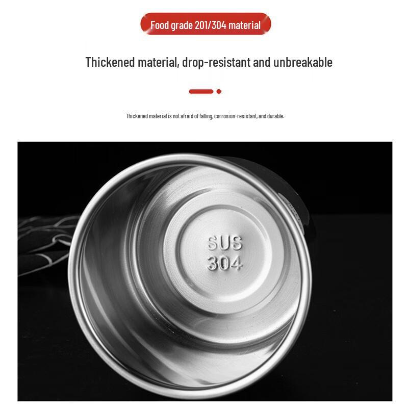 ARKIE 28cm Stainless Steel Seasoning Jar with Lid