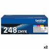 Toner Brother TN248 Yellow Blue Black Magenta 2 Units PRINTER CARTRIDGE