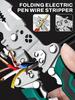 Wire Strippers Foldable Cable Cutters Multi-Function Electrician Wire Splitter Wire Winding Pliers Crimping Pliers Hand Tool