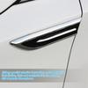 2PCS Car Hood Side Air Flow Intake Vent Trim, Self Adhesive Weatherproof Vehicle Grille Mudguard Side Stickers, Auto Exterior Decorative Accessories,