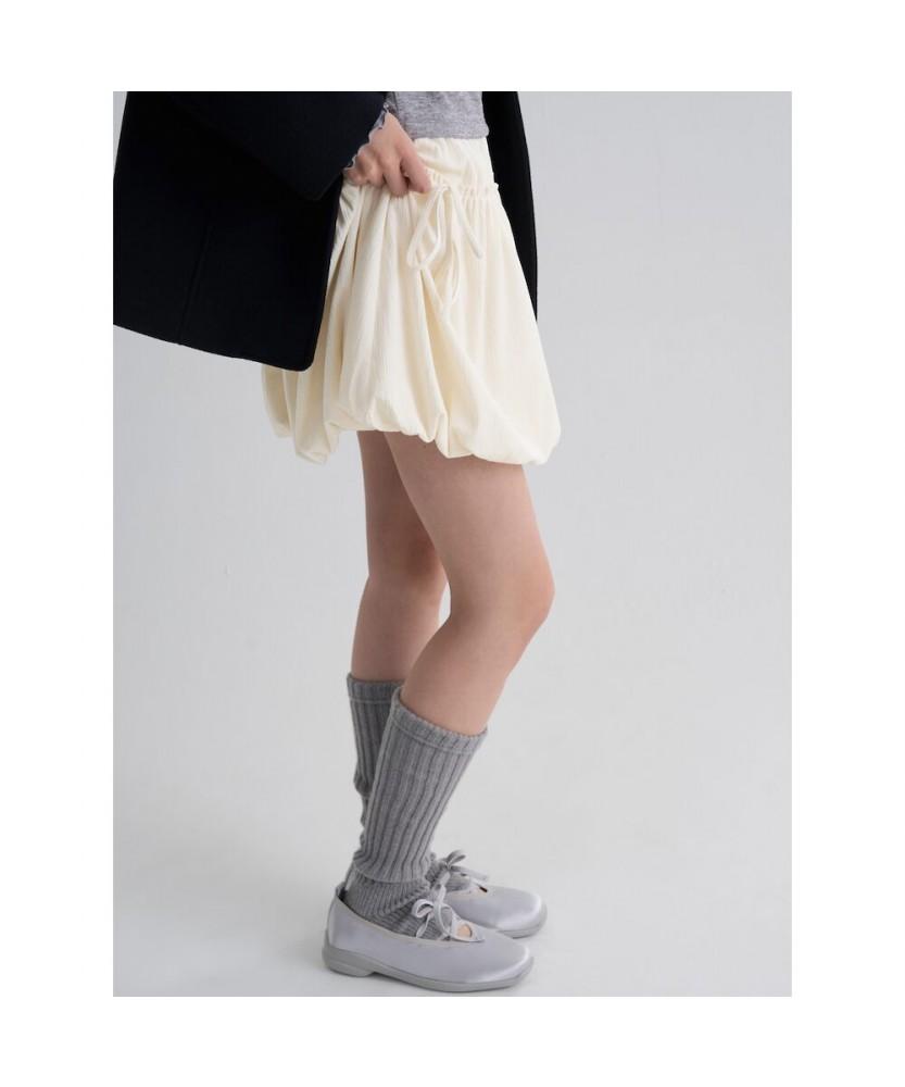 8SECONDS Mini Balloon Skirt Ivory