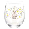 Dick Bruna Glas Kylning Under Mild Stjärna Tillverkad i Produktnummer 418109 "Miffy" Tumbler, Ca. 260ml, Glas, Färgförändrande 17°C, Design, Japan,