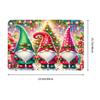 Christmas Gnome Printed Doormat Anti-Slip Bathroom Kitchen Mat Toilet Door Floor Entrance Carpet Rug