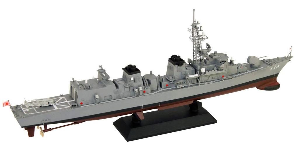 Pit Road 1/700 Skywave Series JMSDF Destroyer DD-110 Takanami with New Equipment and Etched Parts, Plastic Model J65SP