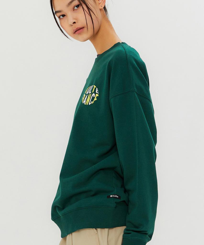 KULTE Wave Logo Crewneck Green