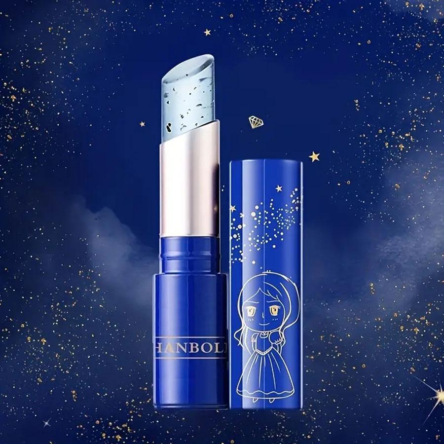 Star brillant changement de température rouge à lèvres hydratant gelée de cristal rouge à lèvres imperméable Durable Nutrition rouge à lèvres 24K tempera