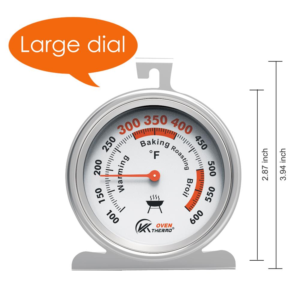 

Термометр для духовки, барбекю, выпечка, 2-дюймовый циферблат, классическая серия, кухонный термометр из нержавеющей стали