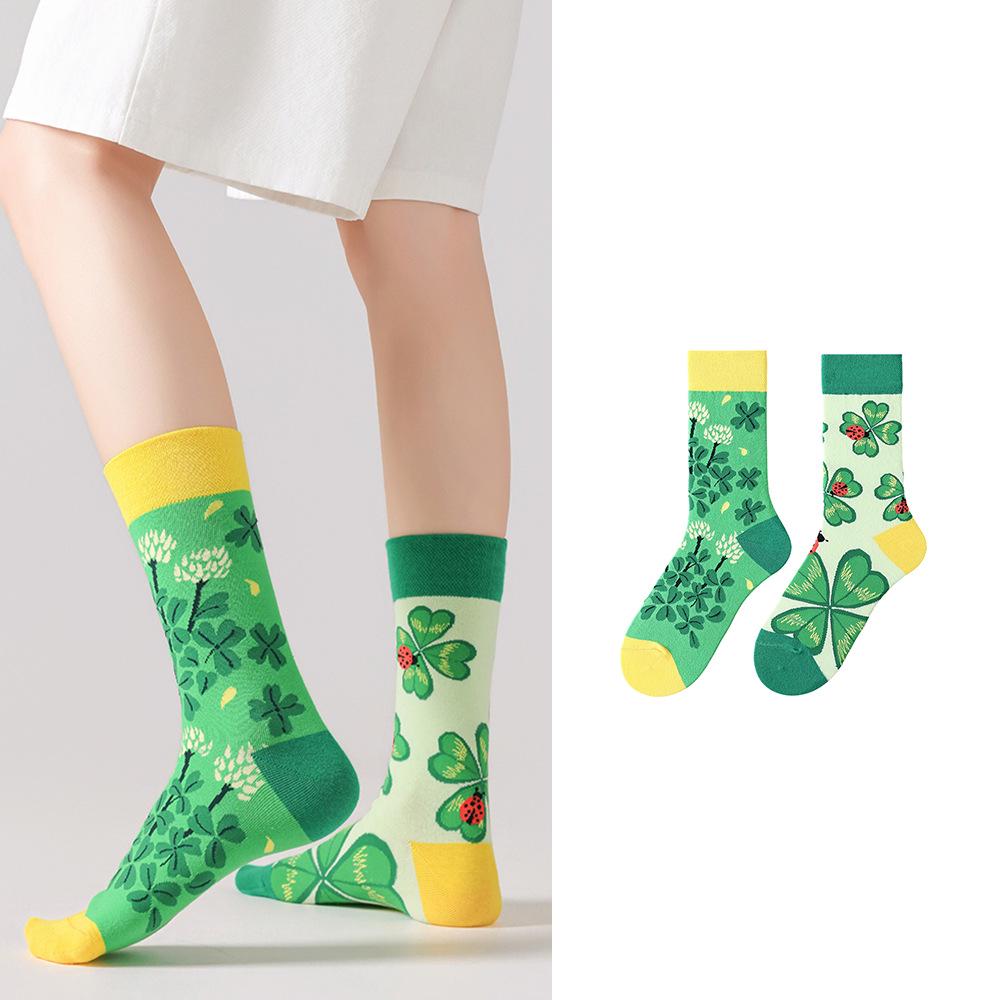 

«Оригинальные хлопковые асимметричные носки в стиле хип-хоп для мужчин и женщин» One Size (36-42)