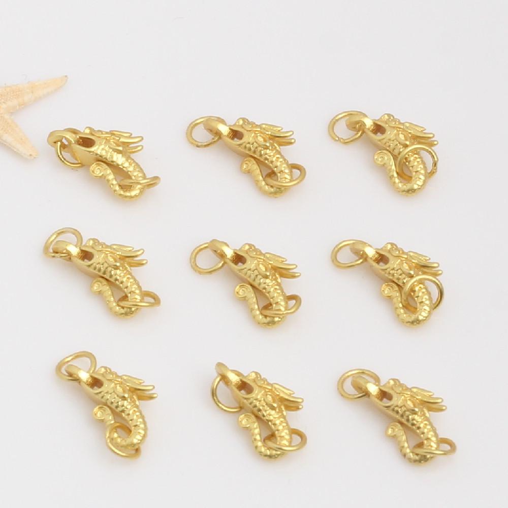 Sand Gold Plated S-Shaped Bracelet & Necklace Connector