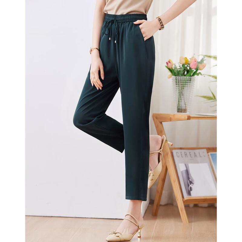 

Pasit Women s High-Waist Elastic Casual Pants 4XL