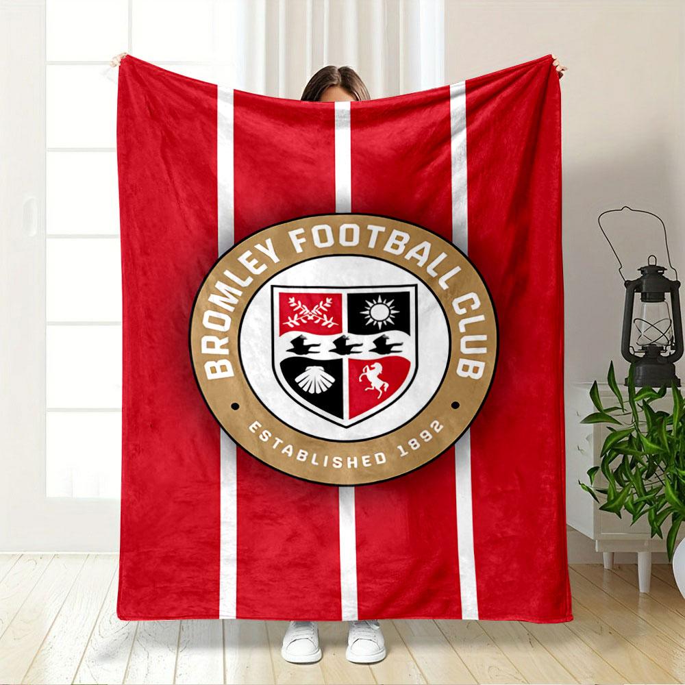 Bromley FC Logo Blanket for all seasons blanket lunch break throw gift