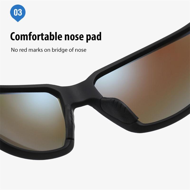 AORON Polarized Sunglasses Men Classic Sport Fishing Driving Cycling Sunglasses UV400 Anti Glare Eyewear for Man Women