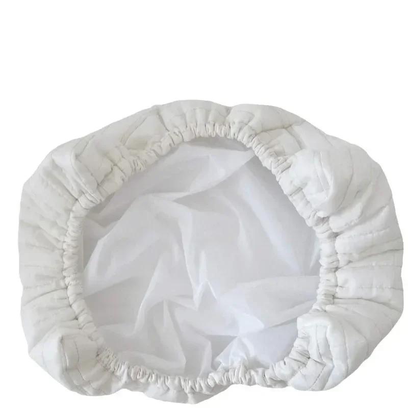 Quilted Fabric Air Conditioner Cover for Indoor/Window Ac Units Elastic Strap Dustproof Protective Cover for Air Conditioning