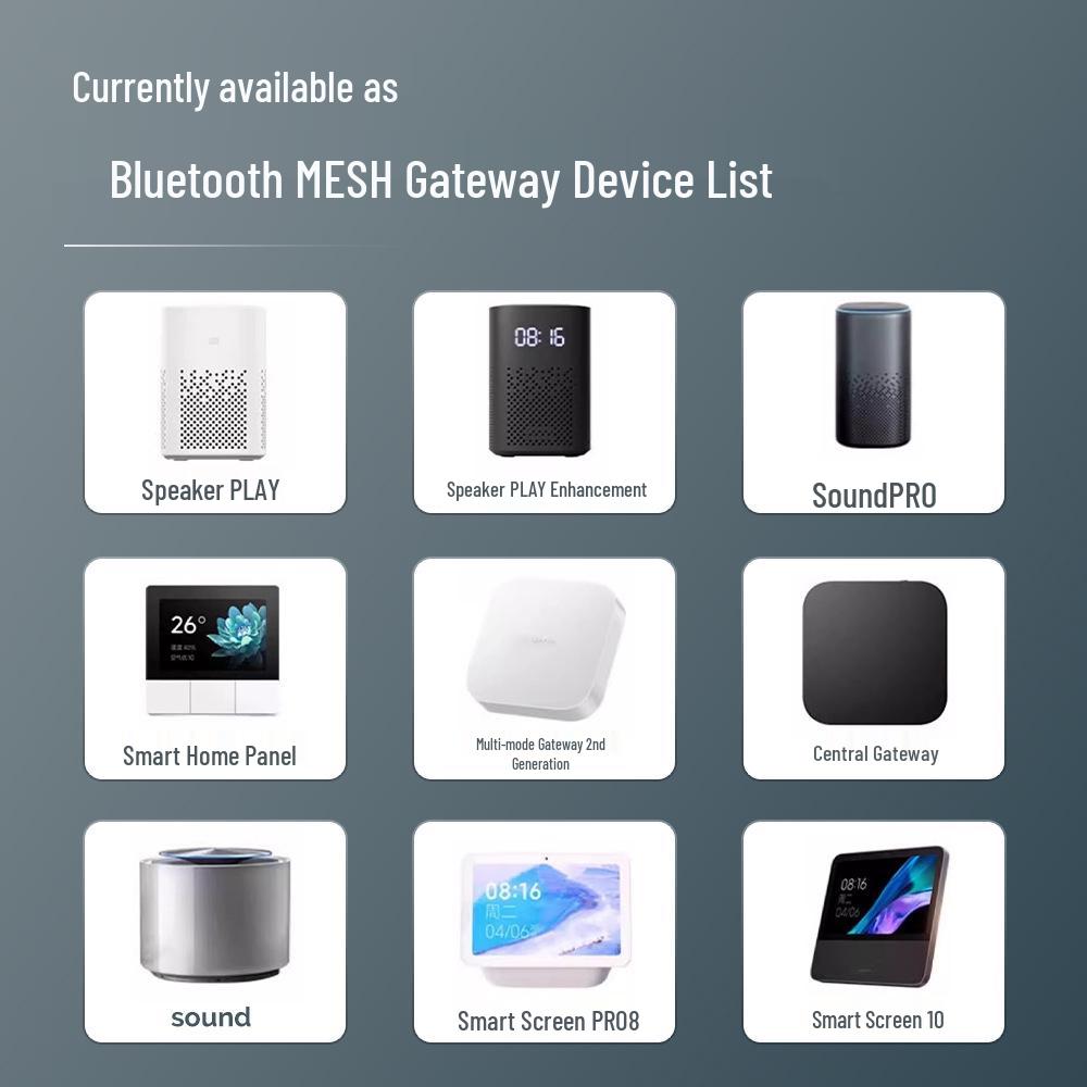 Ultra-Thin Smart Switch: Mijia App Control, Remote Timing, Bluetooth Mesh Compatible