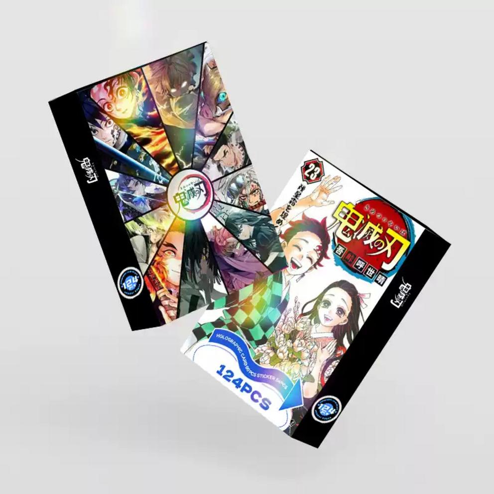2025 Demon Slayer: Kimetsu No Yaiba Photocards (60 Sheets) + Stickers (64 Sheets) (4 Types of Options)