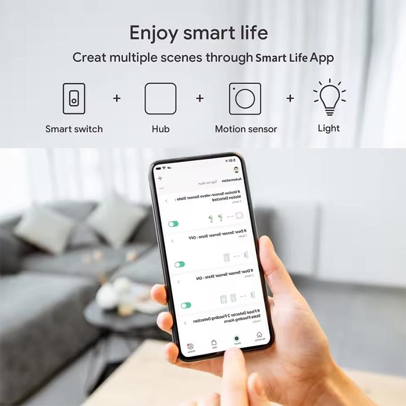 Tuya Zigbee 3.0 Gateway Hub Smart Home Wireless Bridge Smart Life APP Remote Control Automation Device Works with Alexa Google
