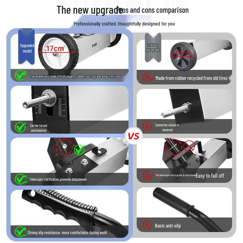 Industrial Hand-Push Magnetic Sweeper