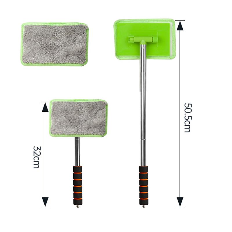 

Car Window Cleaning Brush Front Windshield Defogging Brush Telescopic Long Handle Household Tool For Car Wash C