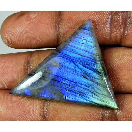 

50Cts. Natural Labradorite Blue Fancy Cabochon Loose Gemstone 36X39X06 MM PP-1379