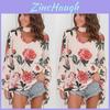 Premium Quality Chemisier T-shirt For Women With Elegant Floral Print Design