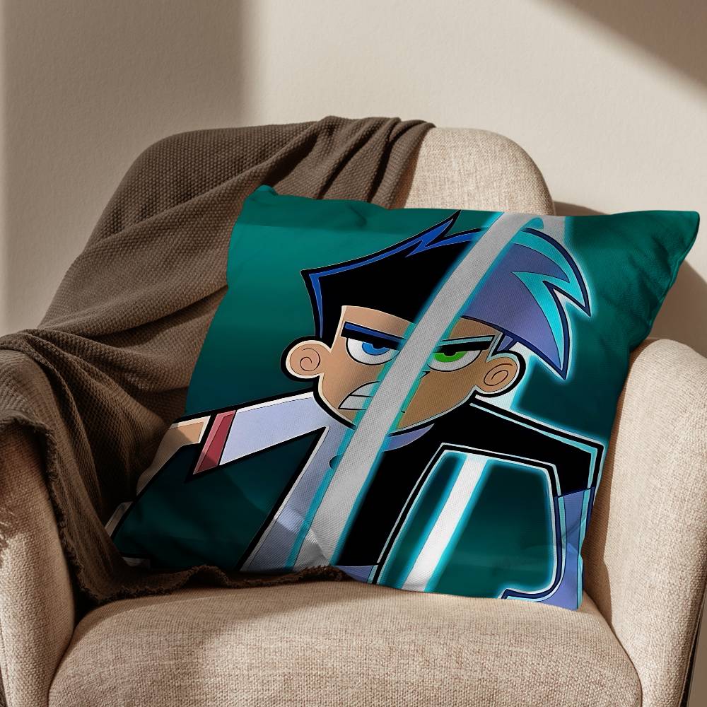Housse de coussin Super Incroyable Danny Phantom pour canapé de salon housse de coussin de chambre à coucher housse de coussin de lit décoration de maison