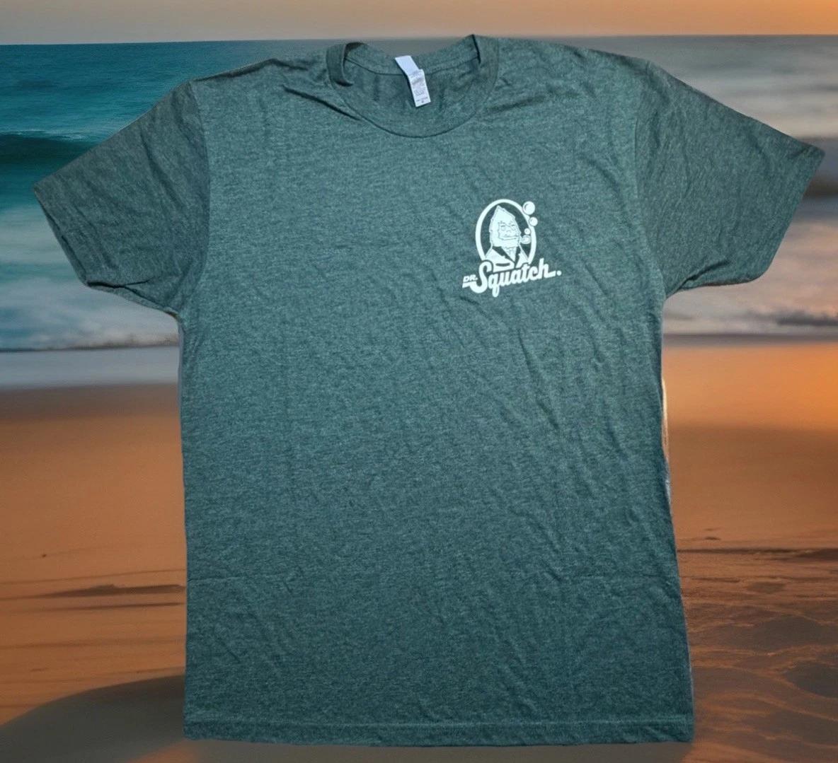 Dr. Squatch Soap NEW T-Shirt Medium Green Squatch Nation Bigfoot Sasquatch NWT 3XL