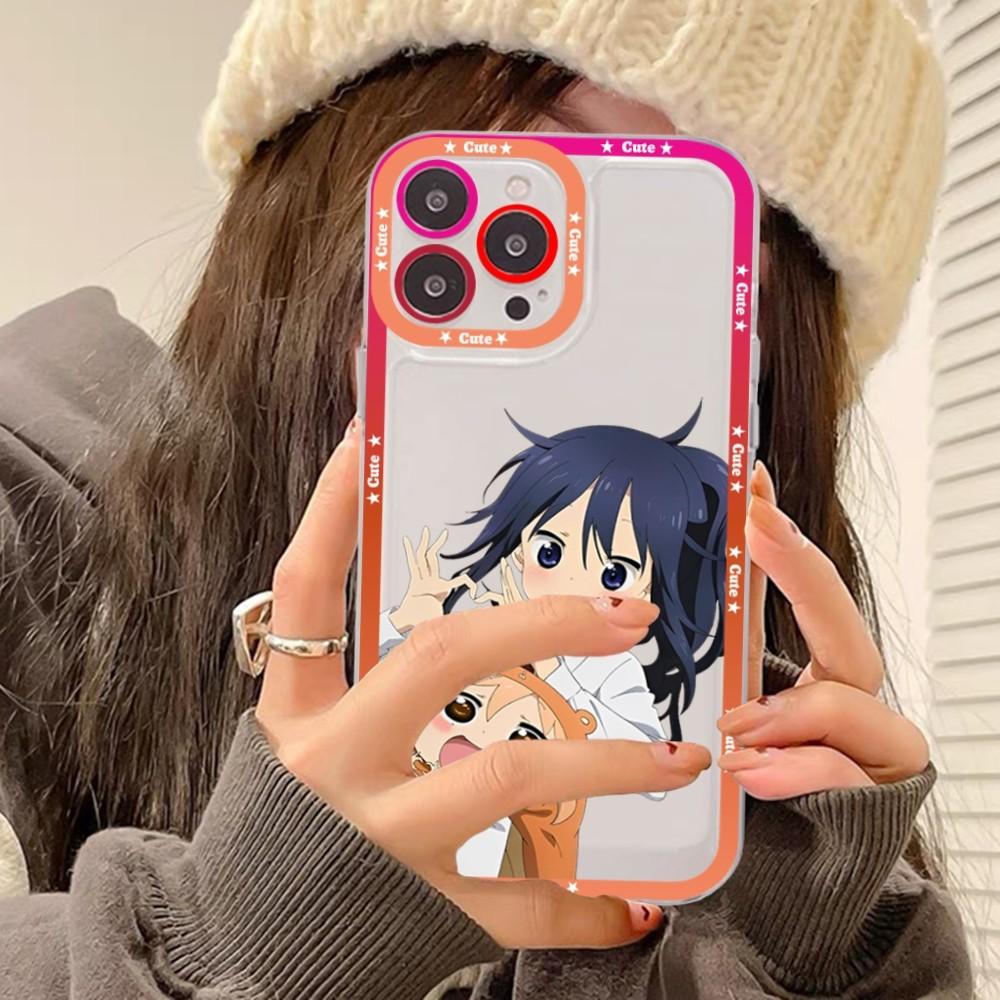 Himouto Umaru-chan Anime Phone Case For iPhone 15 13 14 Pro Max XS XR 12 11 Pro 13 Mini Soft Clear Back Cover