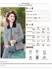 Double-Sided Wool Coat for Petite Middle-Aged Women - Spring & Autumn Style
