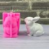 Easter Candle Mold High-Quality Silicone Rabbit Candle Mold Plaster Rabbit Ornament Food-Grade Aromatherapy Candle Mold