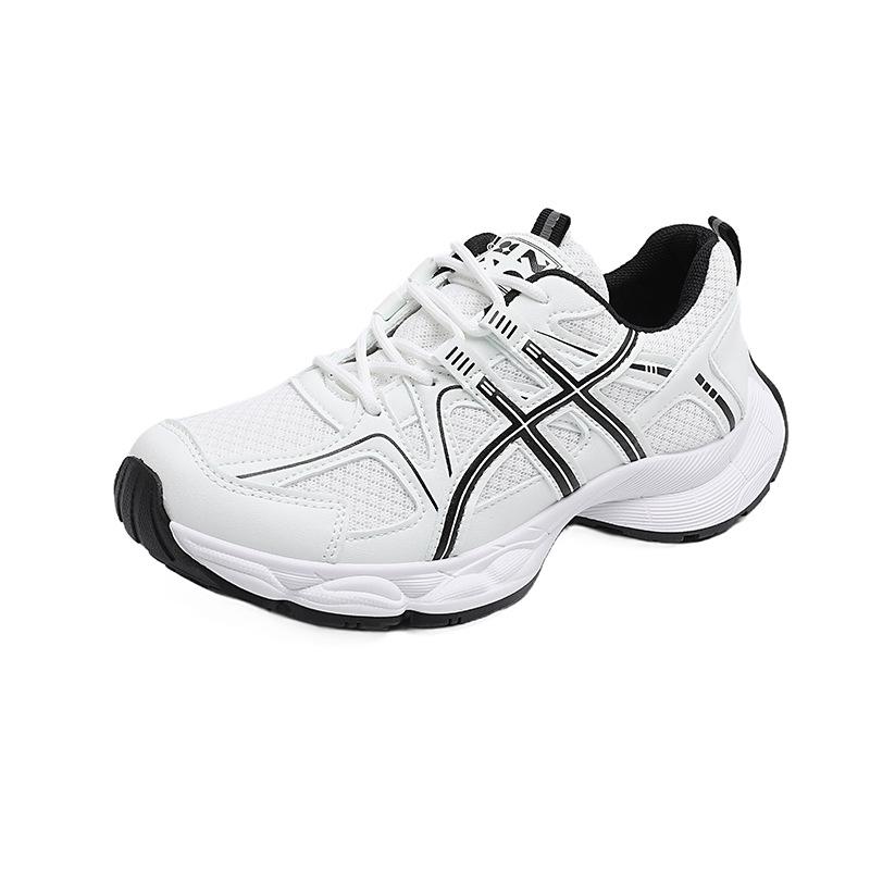 Platform dad shoes women's 2025 autumn new breathable mesh niche versatile casual student running sneakers