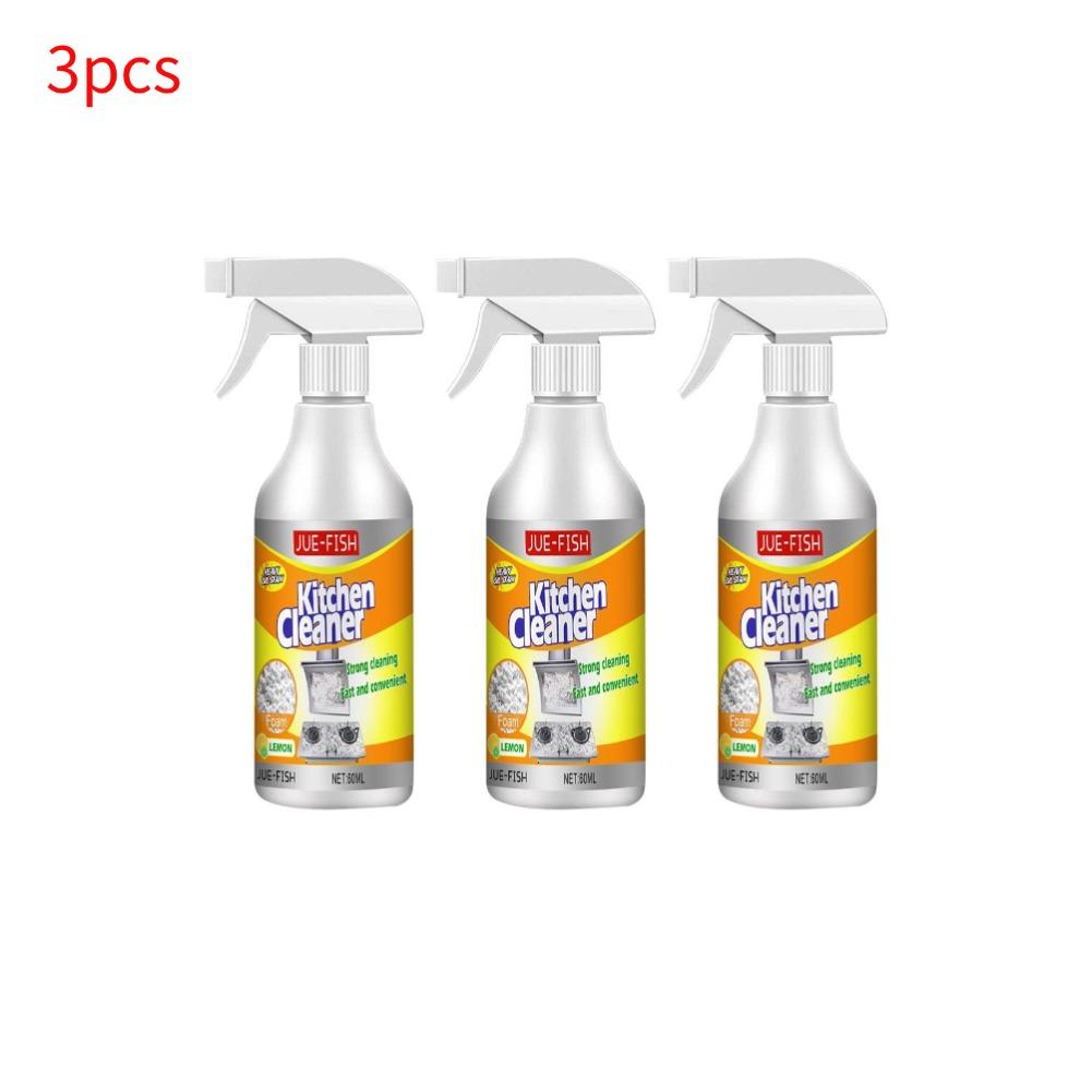 60ml Foam Cleaner Kitchen Grease Cleaner Stain Remover Cleaner Spray Magic Kitchen Degreaser Products Kitchenware Degreaser