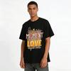 Live Every Moment Laugh Every Day Love Beyond Words Graphic Tee Pure cotton T-shirt