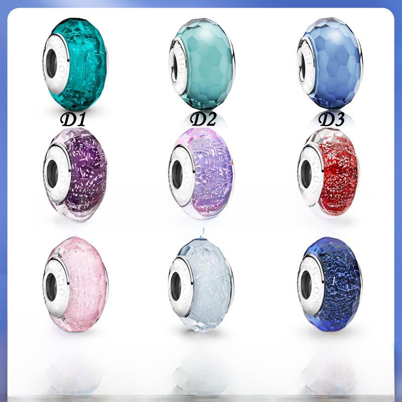 

Dora White Copper-Plated Silver 925 Starry Sky Glass Beads Bracelet