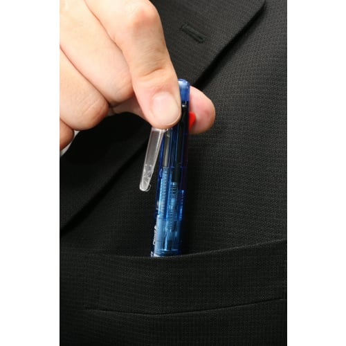 Zebra Multi-Function Pen 4 Colors + Sharp Clip-on Multi Black P-B4SA1-BK