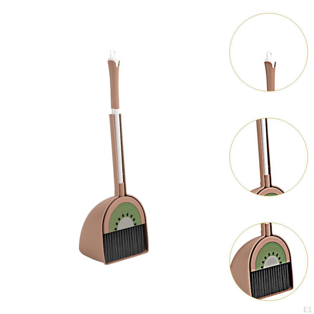 Broom and Dustpan Set Tailored for Kids, Ideal Housekeeping Tools Preschool Age Group