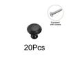 20Pcs/Pack Drawer With Screws Door Knobs Hardware Cupboard DIY Cabinet Handles Stainless Steel Kitchen