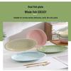 French Cream Style Ceramic Fish Plate