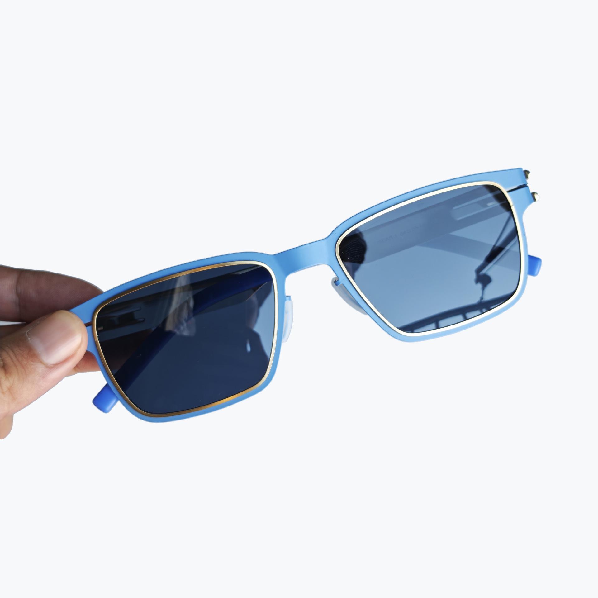 Men s & Women s Trendy Large Frame Metal Sunglasses