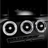AC Air Vent Outlet Decorative Silver Bling Ring Fit for Mercedes-Benz GLC 260 300 C-Class C260 C200 C180 (Outer Ring of Air Outlet, Silver)