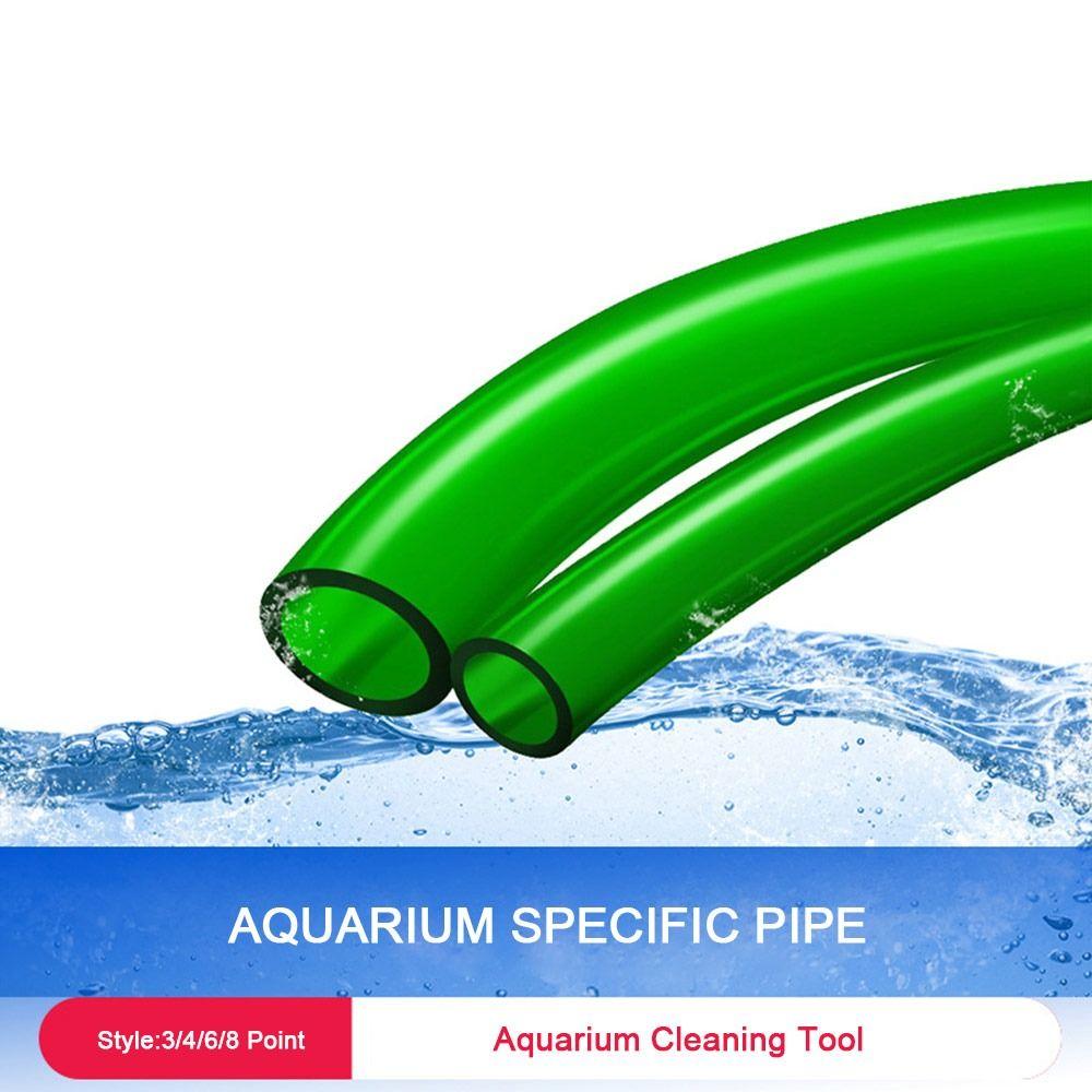 Green Fish Tank Pipe Flexible Tube Water Pump Hose PE Outlet Pipe Aquarium Hose  Drain