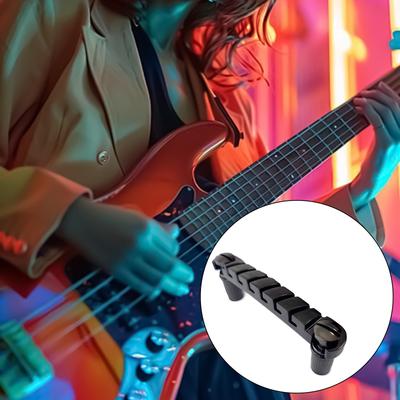 6 String Electric Guitar Bridge Top Hanging String Individual Saddles Guitar Bridge Tailpiece Guitar Accessories
