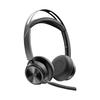 Bluetooth Headset - POLY - Voyager Focus 2-M - Hybrid Noise Cancelling - Charging Base - 50 M Range