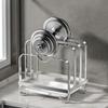 Rustproof Pot Lid Storage Rack Moisture-proof Chopping Board Rack Cutting Board Holder  Cabinet