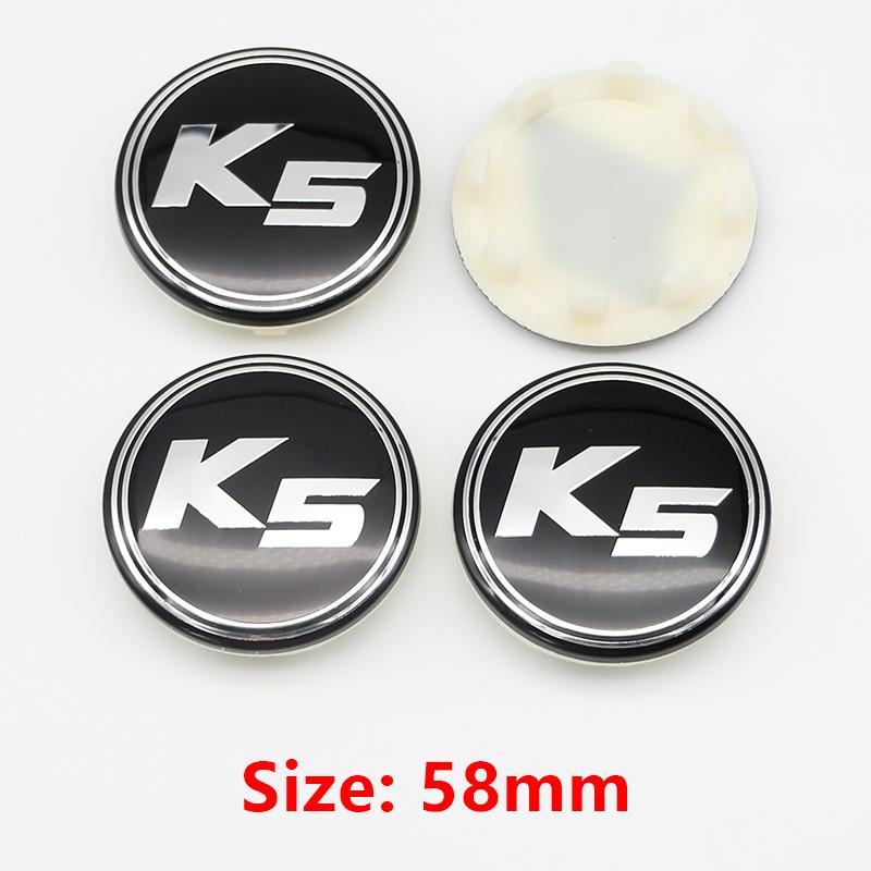 WLCT1 4pcs 58mm Car Wheel Center Hub Caps Auto Accessories For KIA Rio K3 K5 Sportage K6 Picanto Optima Ceed 3 4 Sorento Sorento KX1