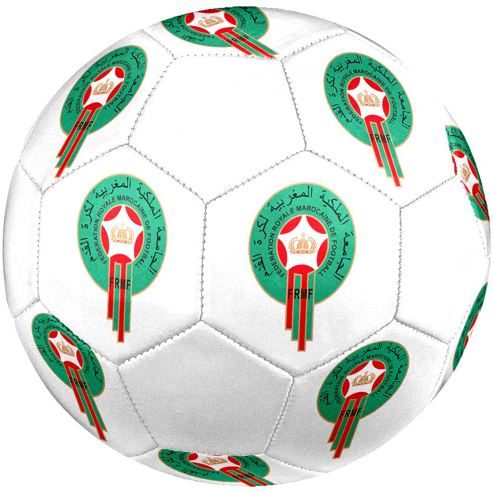 Morocco National FC Size5 Soccer Ball, Colorful, Suitable for All Ages, Machine-stitched, PVC Material, Competition Grade,durable and High Bounce