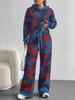 Camouflage European and American Autumn and Winter Casual Long-sleeved Suit Women's Hooded Sweater Trousers Two-piece Set