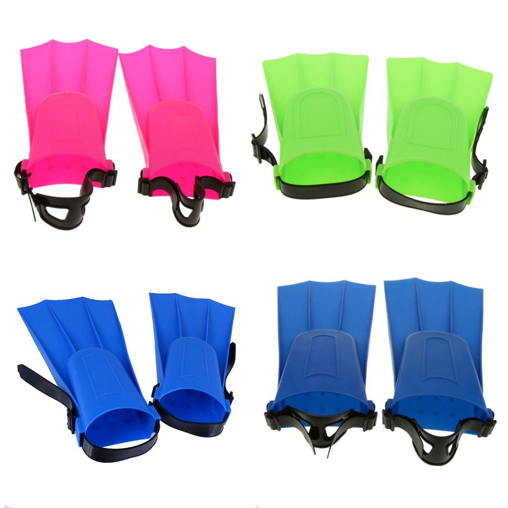Rubber Swim Training Flippers for Men, Women , Short Swimming