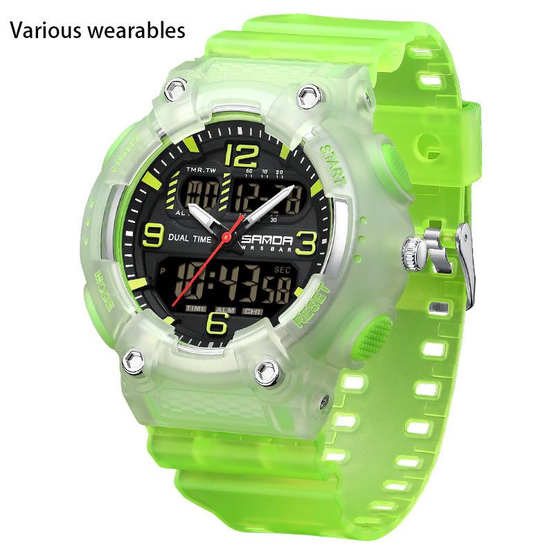 New Couple Electronic Watch Junior High School Student Multifunctional Outdoor Sports Electronic Watch
