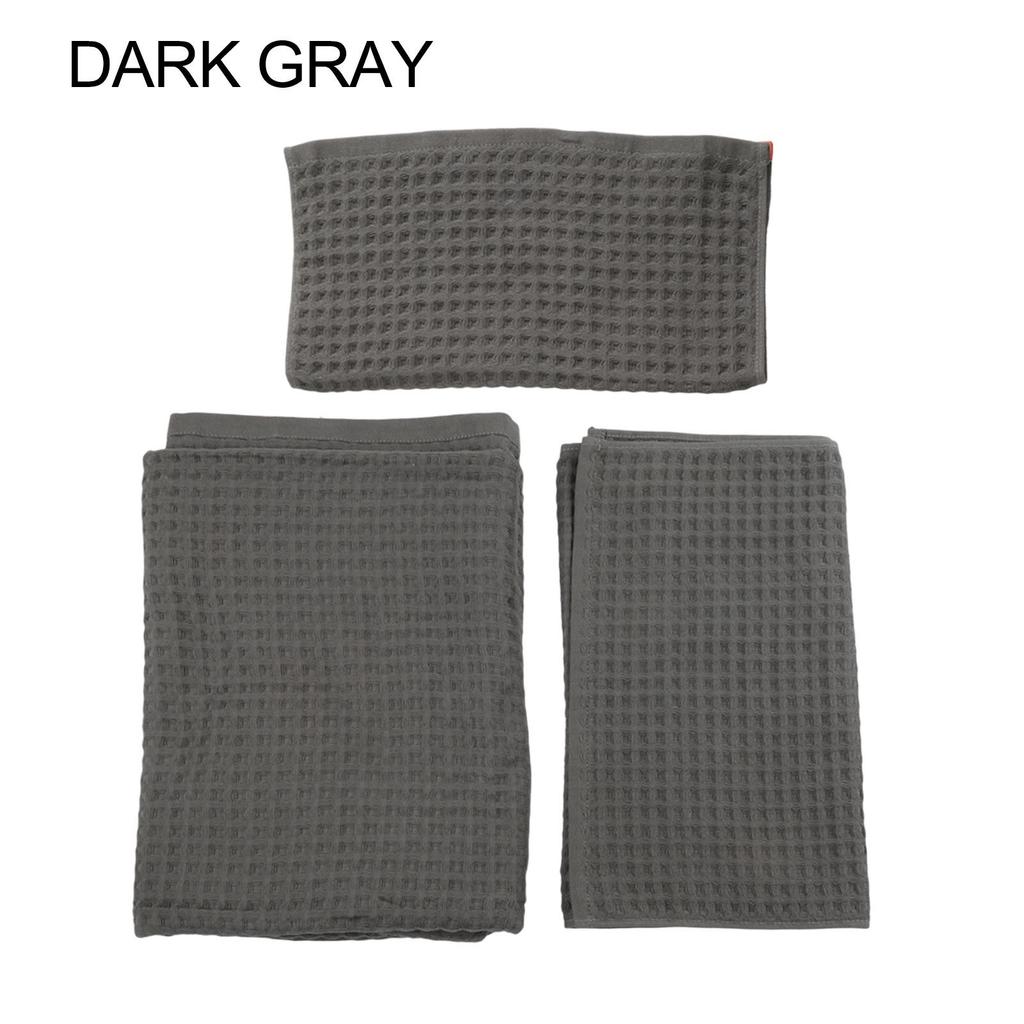 Waffle Weave Bath Towels Set 100 Cotton Soft Absorbent Towels for Home